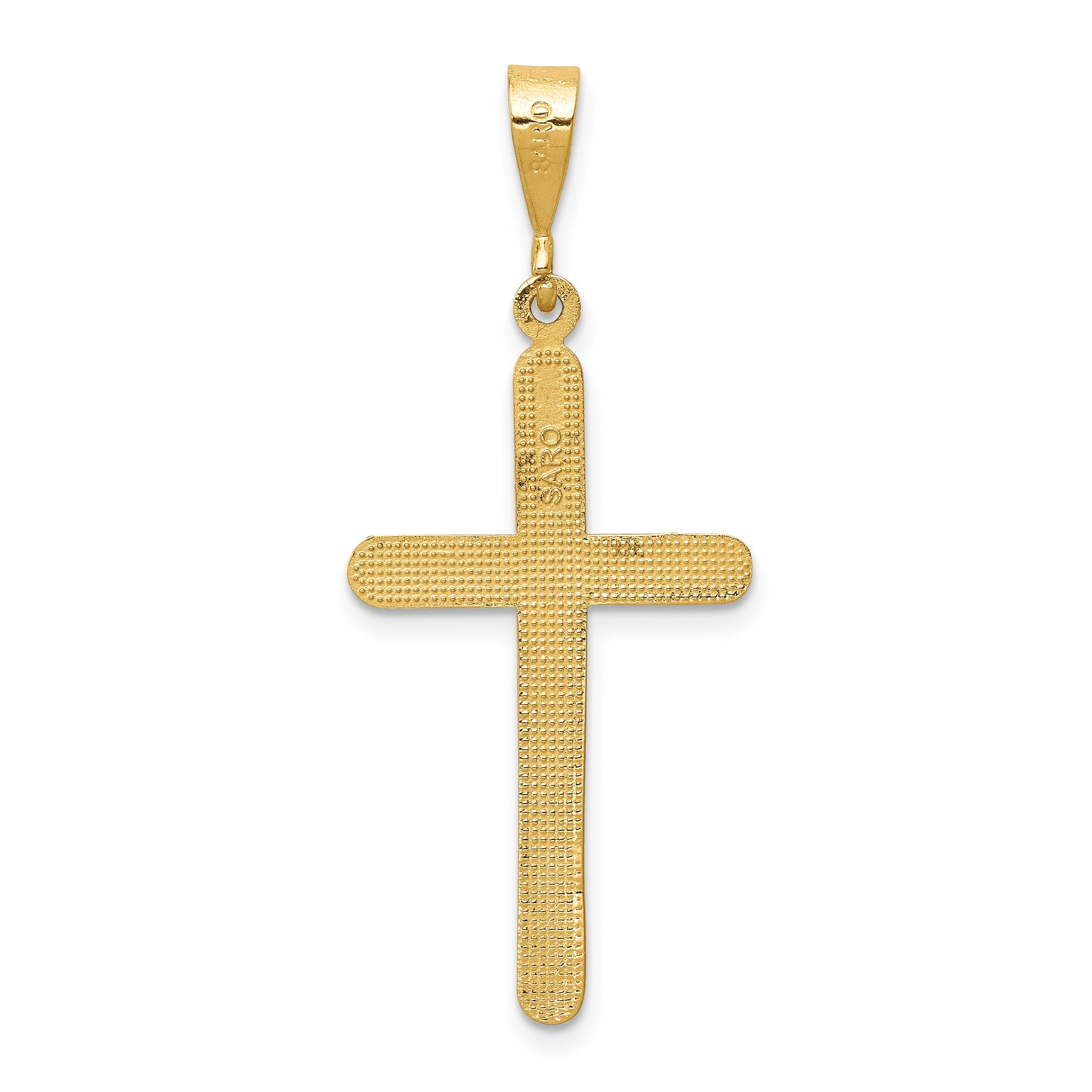 10K Yellow Gold Cross Pendant