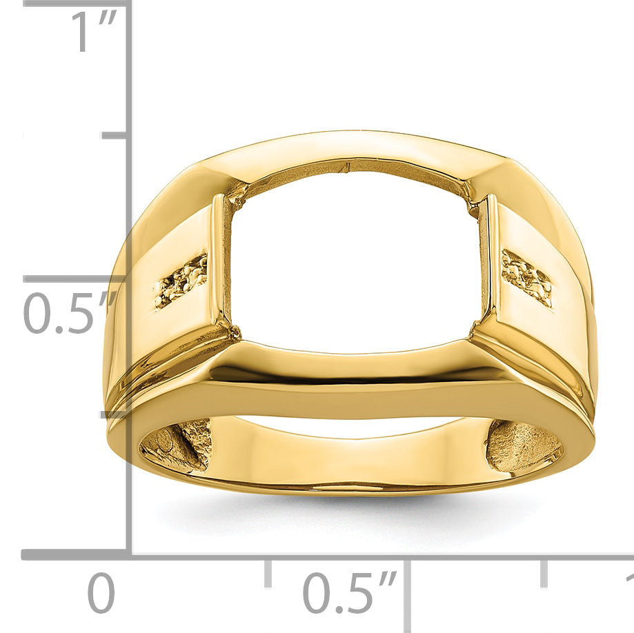 10K Yellow Gold Gents Ring Mounting