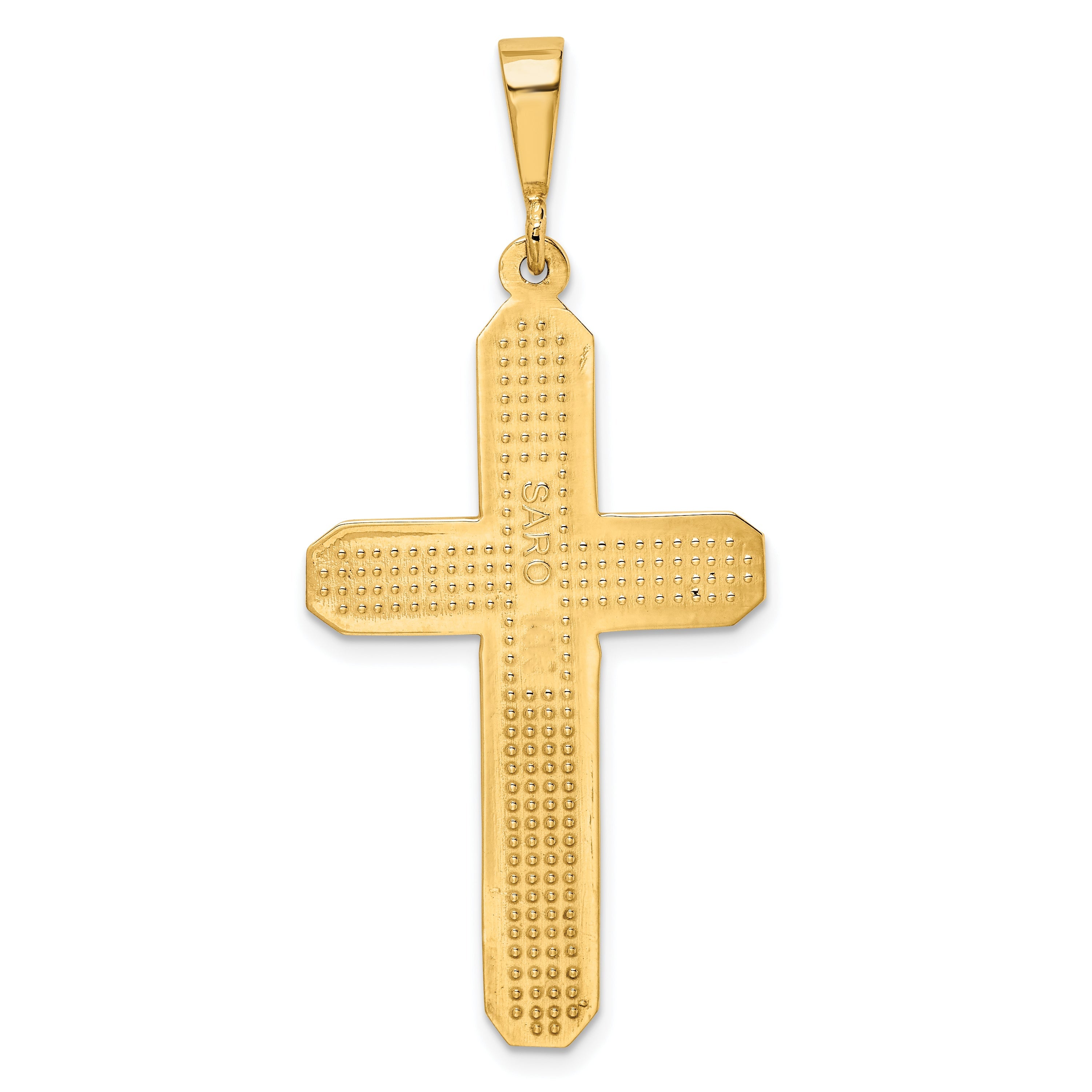 10K Yellow Gold Cross Pendant