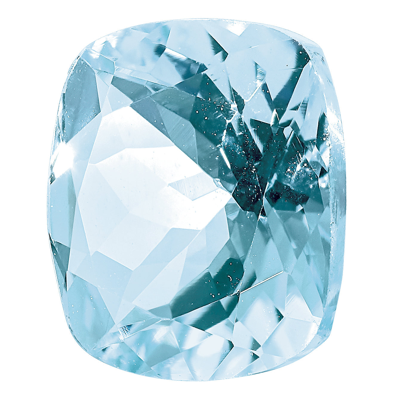 Gemstone Aquamarine A Quality 5mm Antique Cushion