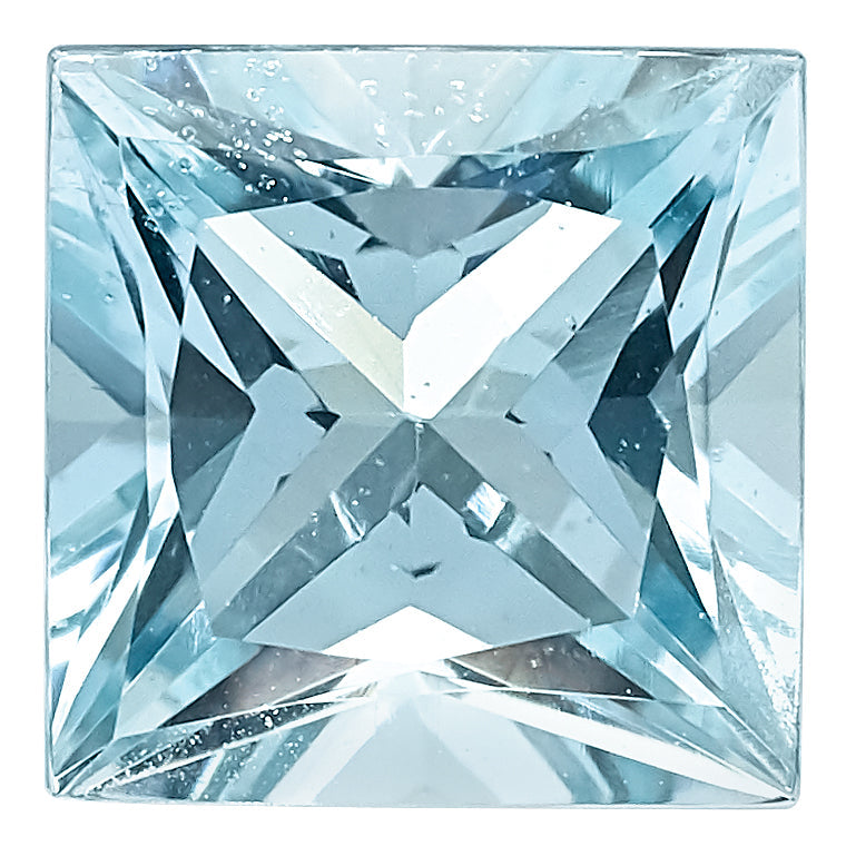 Gemstone Aquamarine Aa Quality 3mm Princess