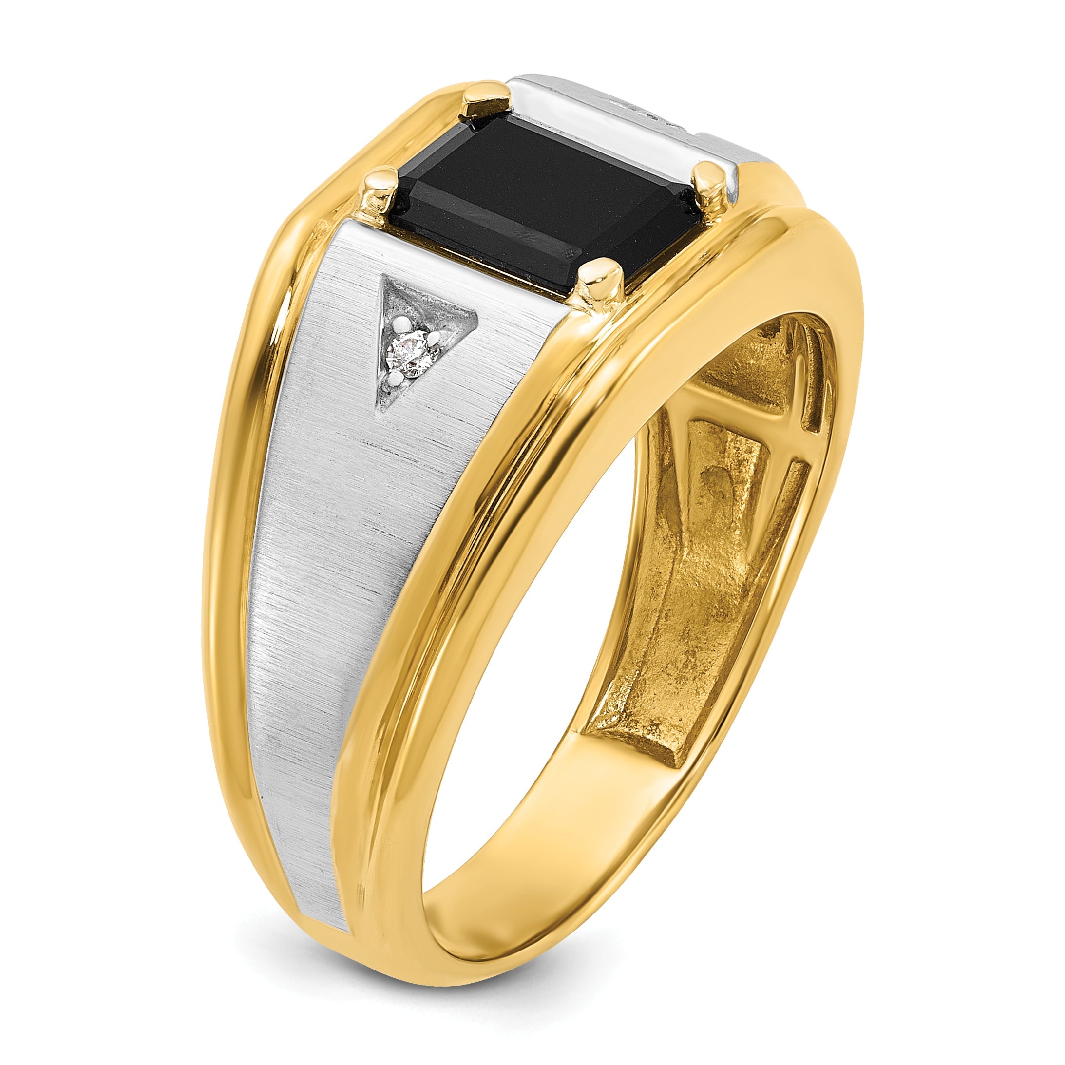 10K Two-Tone Two-Tone Fancy Ring Mounting