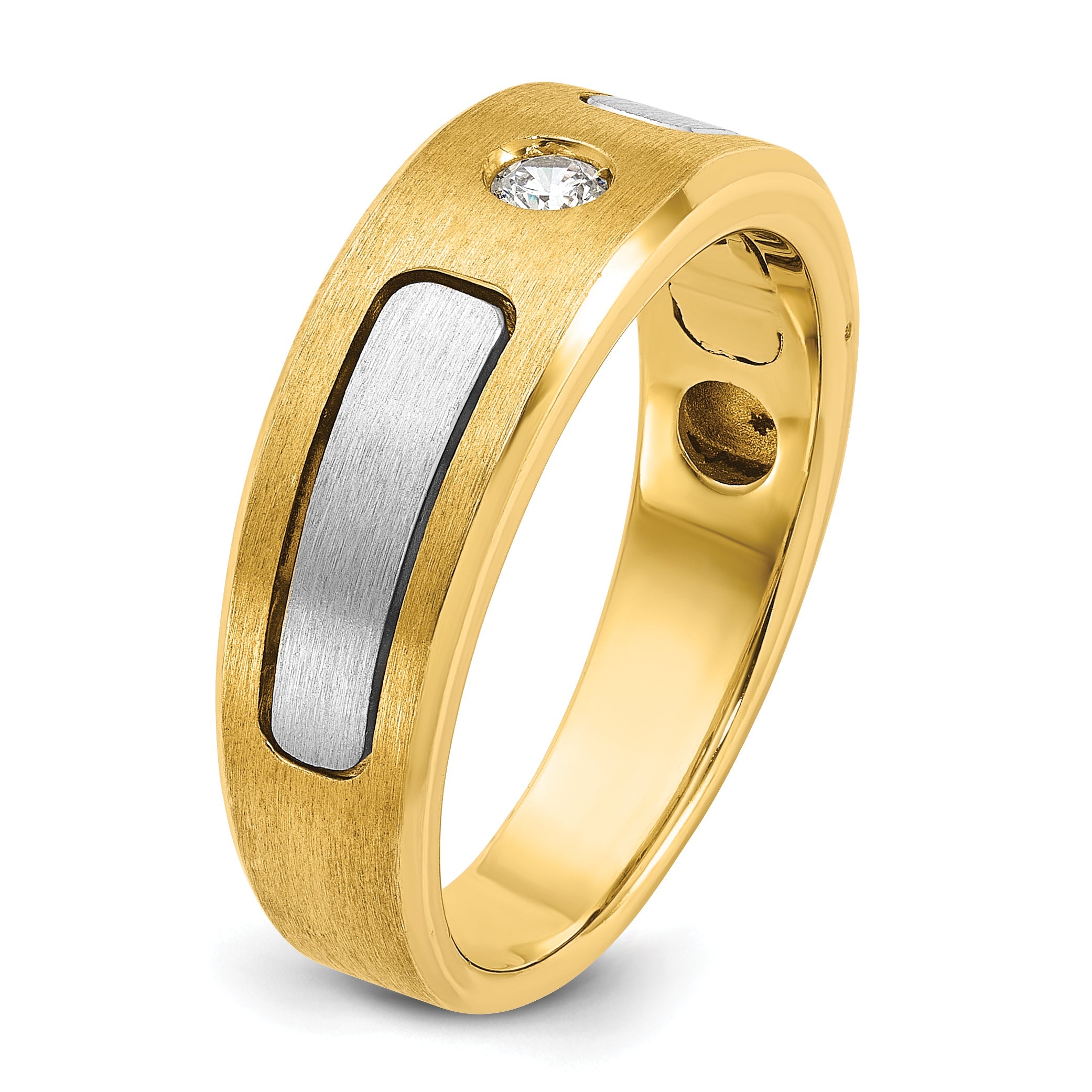 10K Two-Tone Two-Tone Fancy Ring Mounting