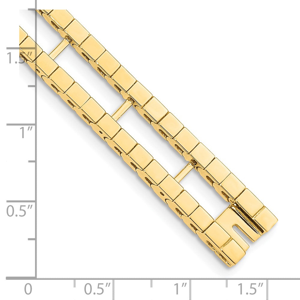 14K Yellow Gold Tennis Jacket Blank