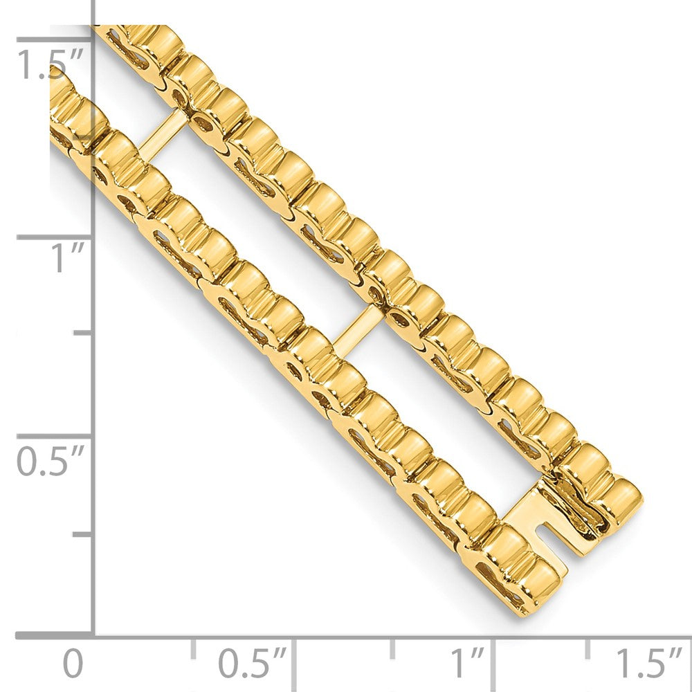 14K Yellow Gold Tennis Jacket Blank