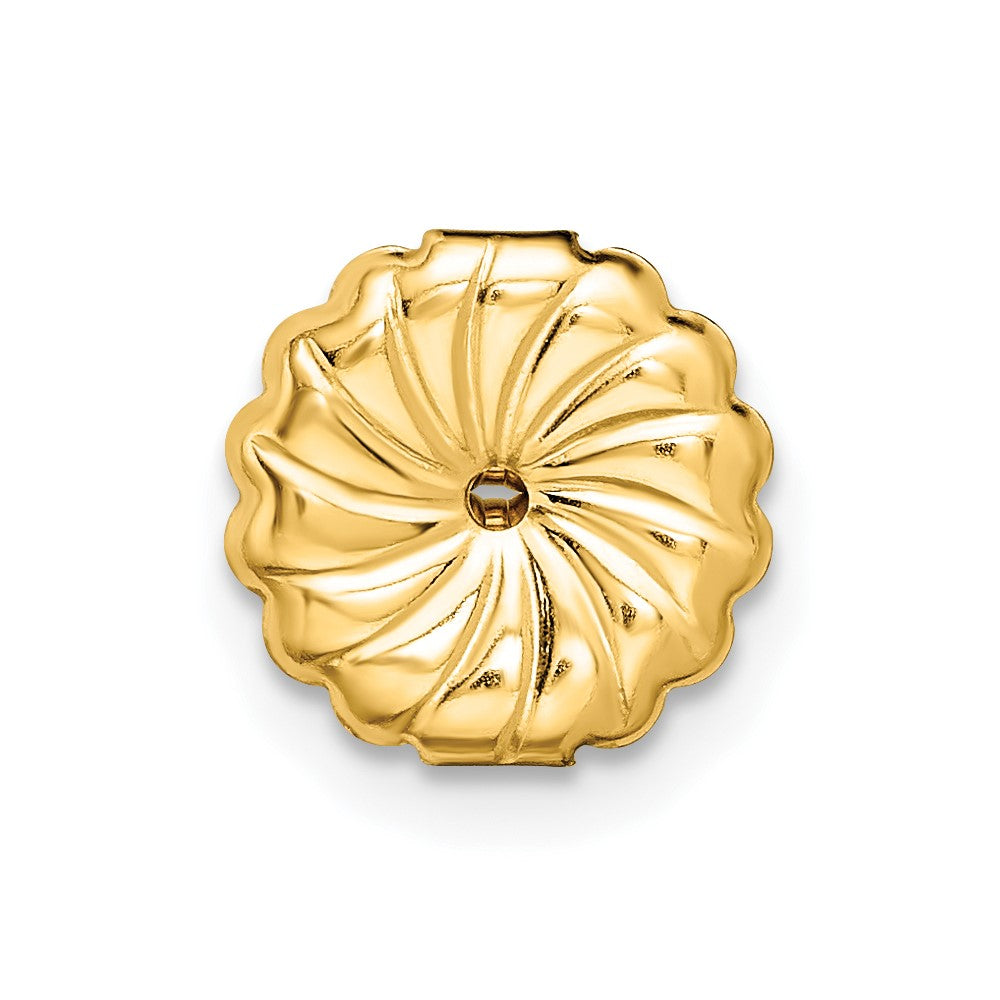 14K Yellow Gold 6 Ctw Lab Grown Diamond Vs+ F+ Cushion 4 Prong Heavy Wt. Stud Earrings