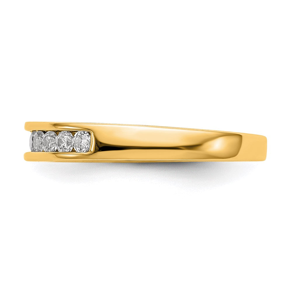14k yellow gold real diamond wedding band rm2668b 027 yaa