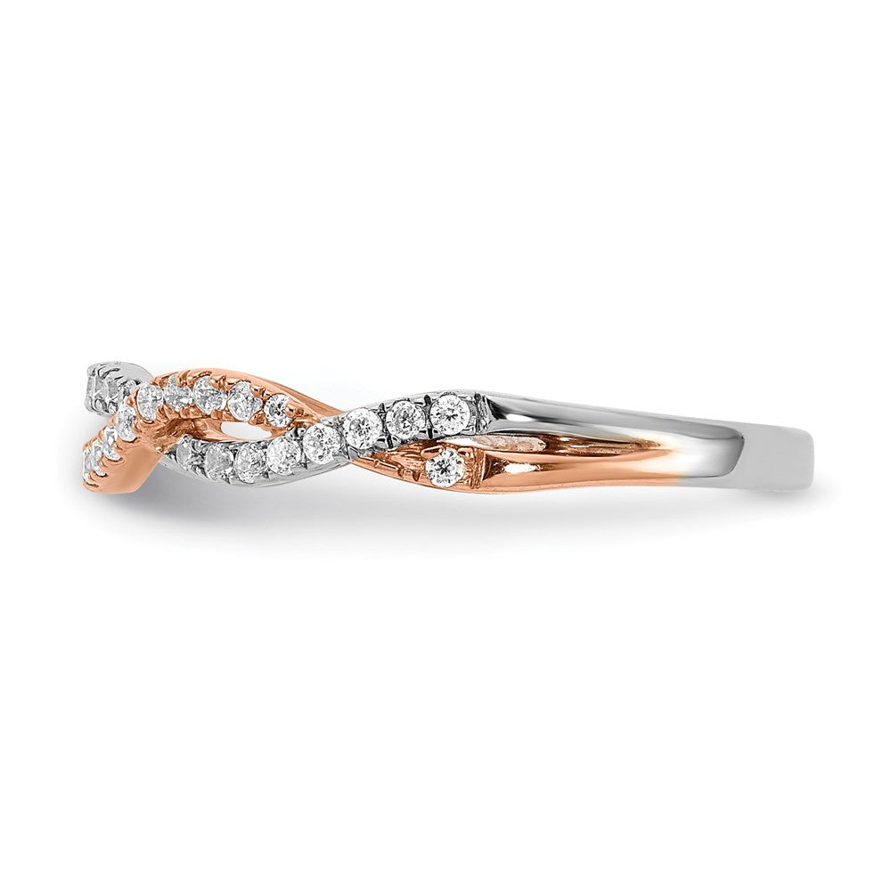 14k white rose gold real diamond wedding band rm5945b 025 wraa