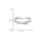 Solid 10K White Gold 3mm Light Weight Comfort Fit Men's/Women's Wedding Band Ring Size 6