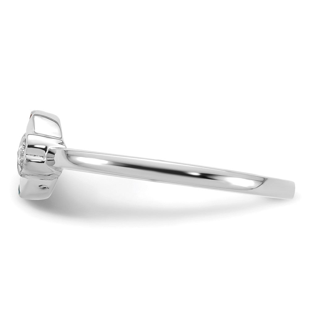 0.25 CT. T.W. Natural Clarity Enhanced Diamond Solitaire Engagement Ring in Solid 14K White Gold (I/I2)