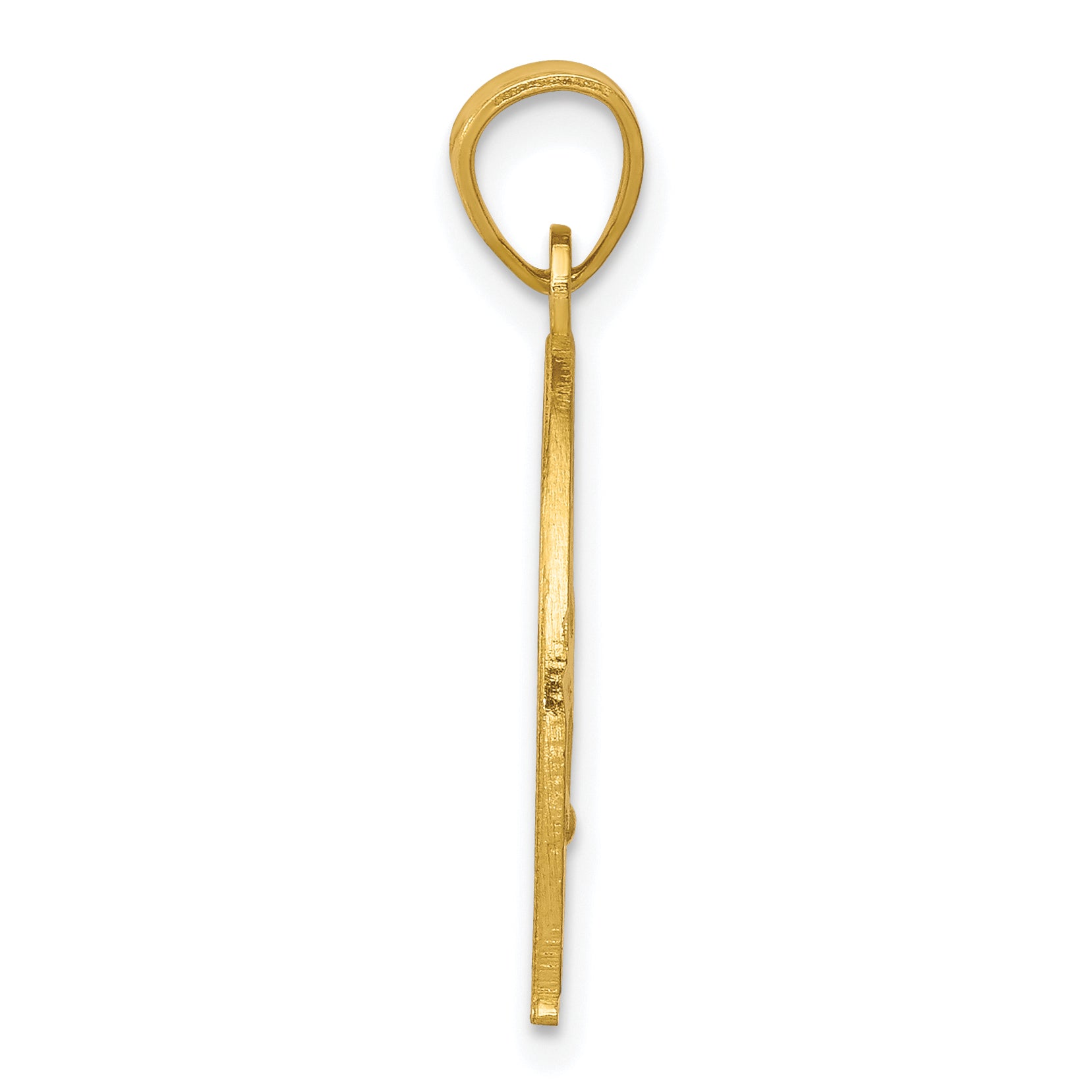 10k Yellow Gold Horseshoe W/Horse Charm