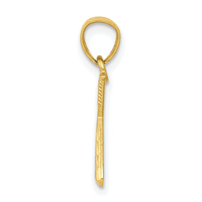 10k Yellow Gold Baseball w/Bats Charm