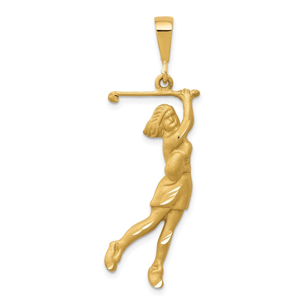 10k Yellow Gold Golfer Charm