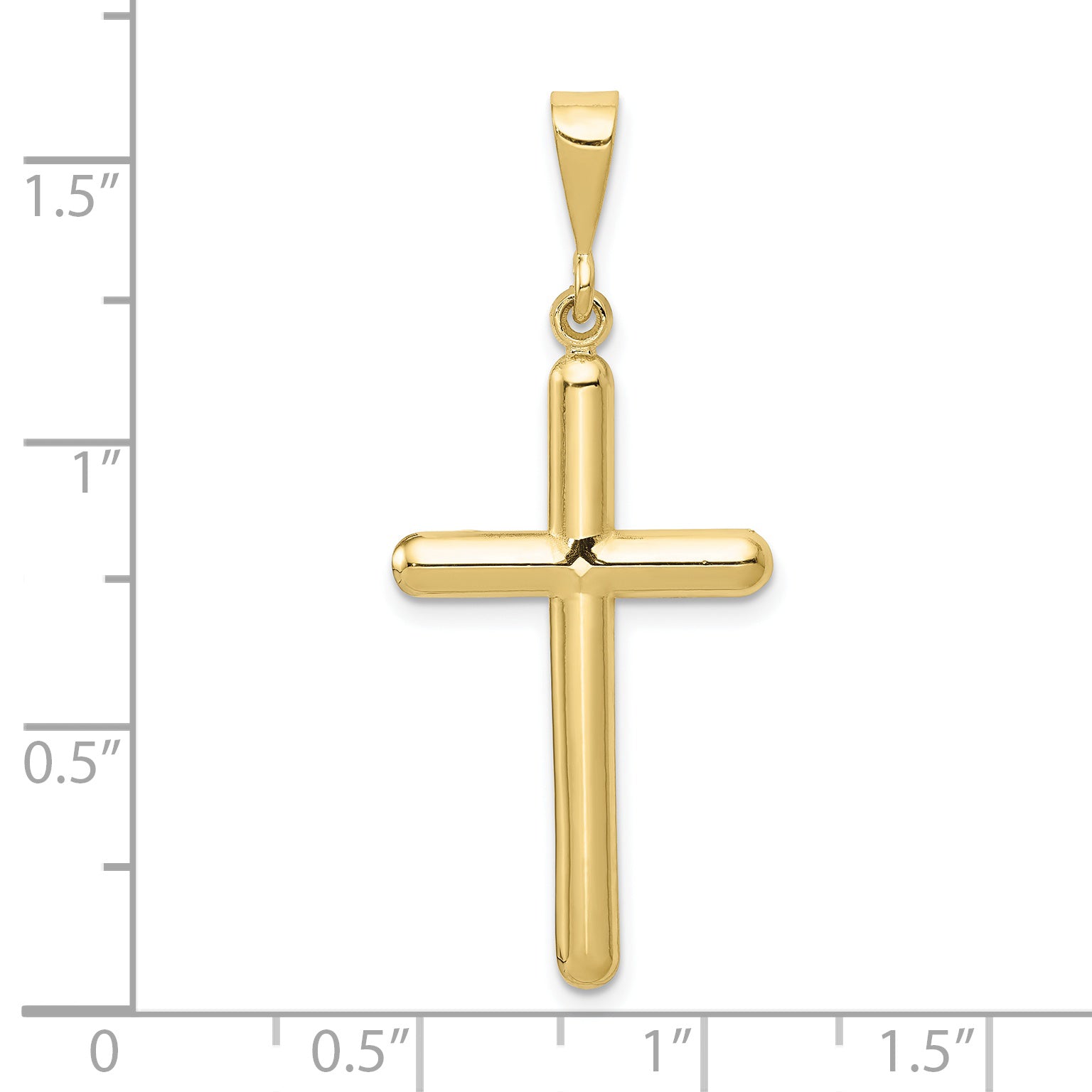 10K Yellow Gold Cross Pendant