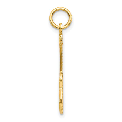 10k Yellow Gold Guitar Charm