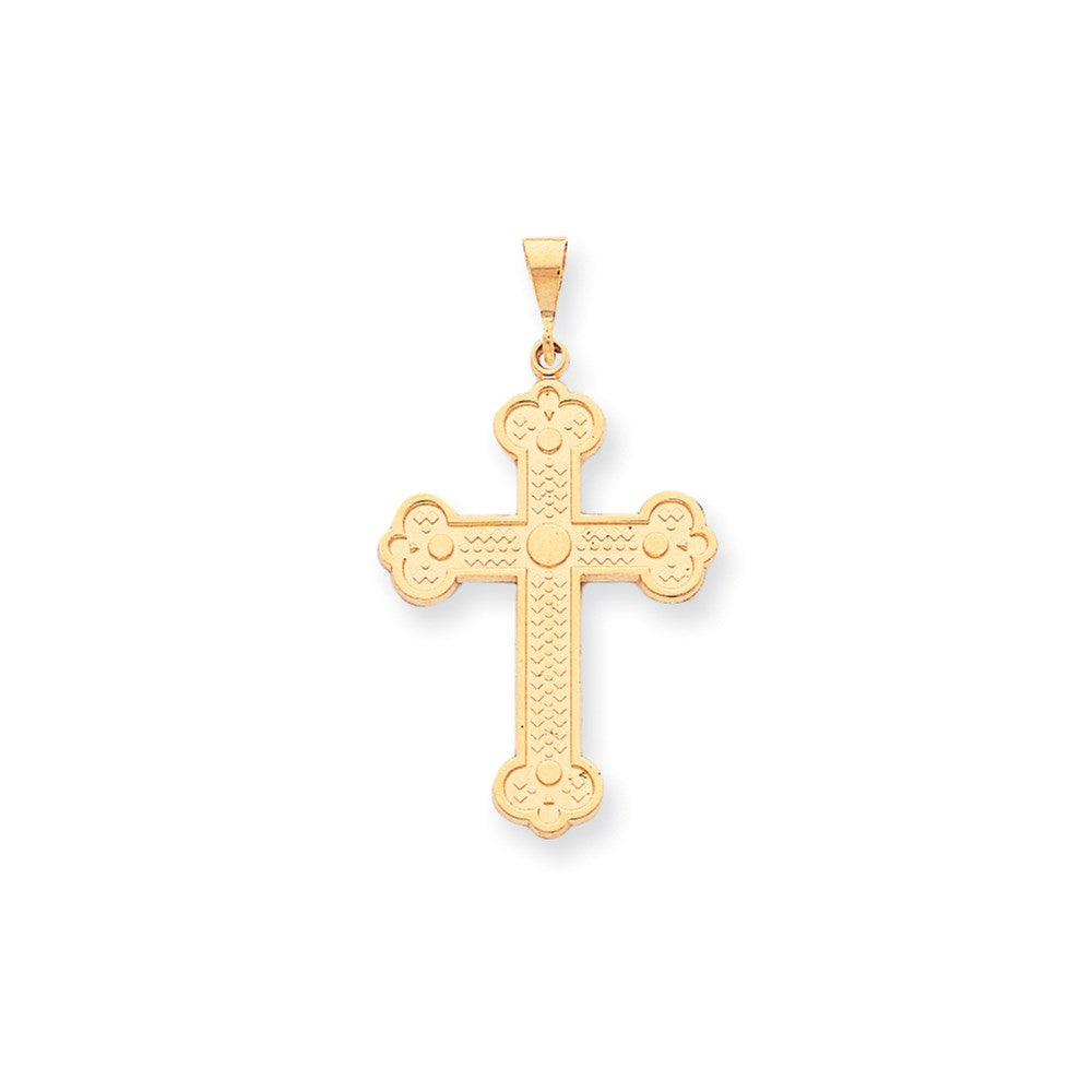 10k Yellow Gold Cross Charm