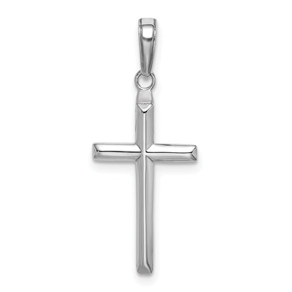 10K White Gold 10K Reversible Latin Cross Pendant