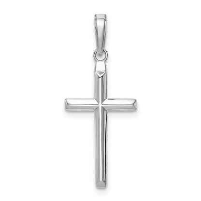 10K White Gold 10K Reversible Latin Cross Pendant