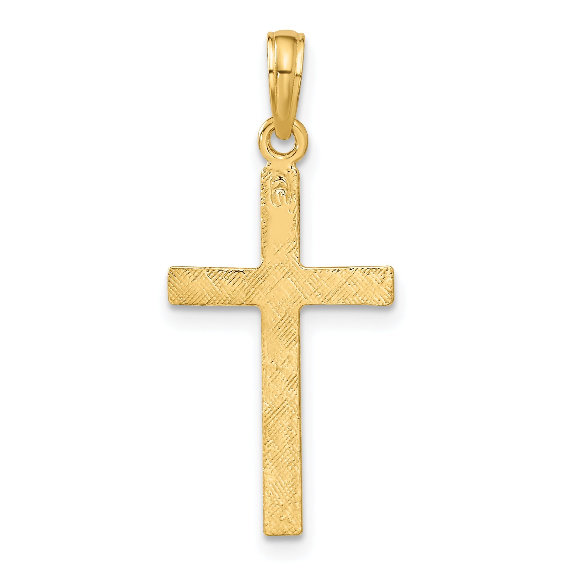 10K Yellow Gold 10K Latin Cross Pendant