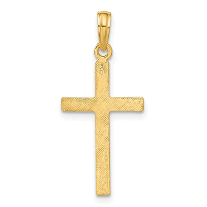 10K Yellow Gold 10K Latin Cross Pendant