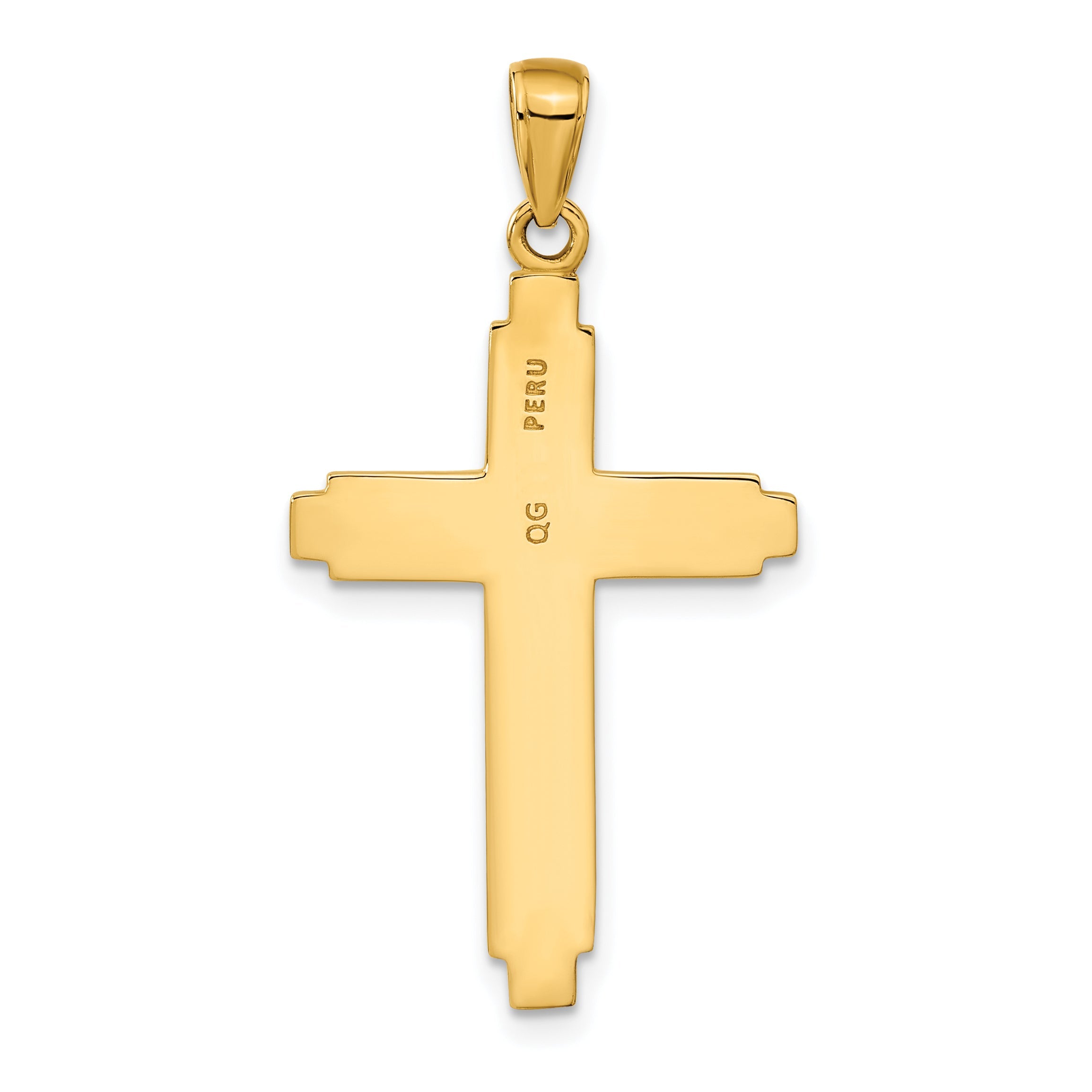 10K Yellow Gold Cross Pendant