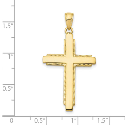 10K Yellow Gold Cross Pendant