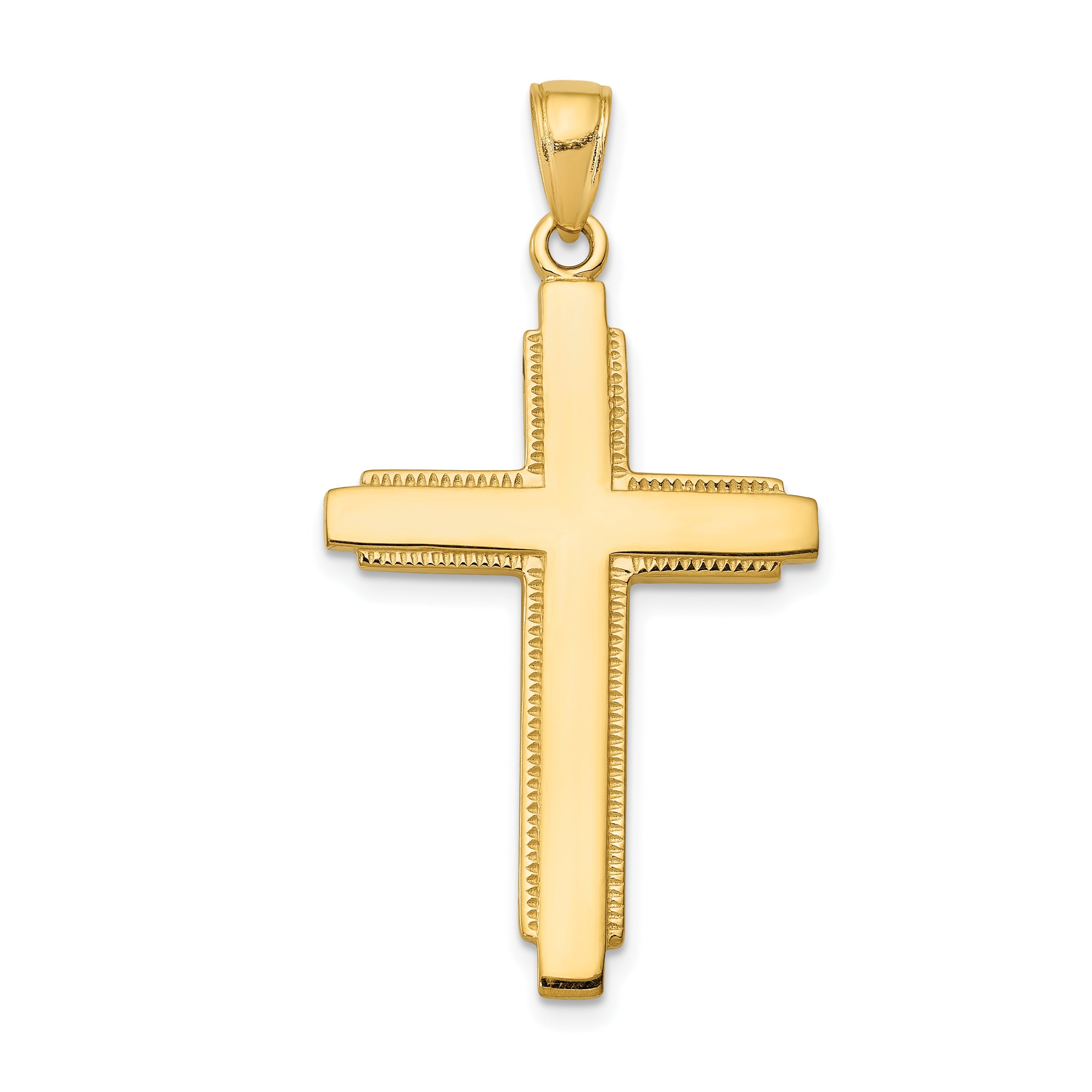 10K Yellow Gold Cross Pendant
