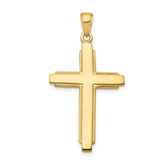 10K Yellow Gold Cross Pendant