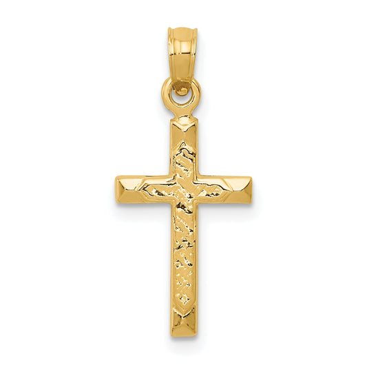 10K Yellow Gold 10K Cross Pendant