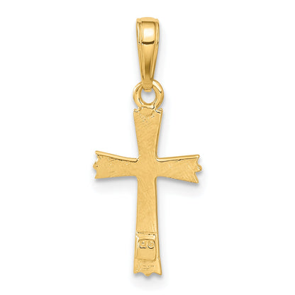 10K Yellow Gold 10K Cross Pendant