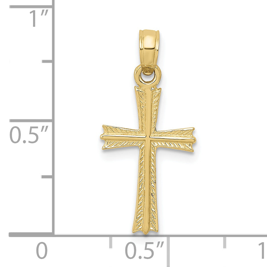 10K Yellow Gold 10K Cross Pendant