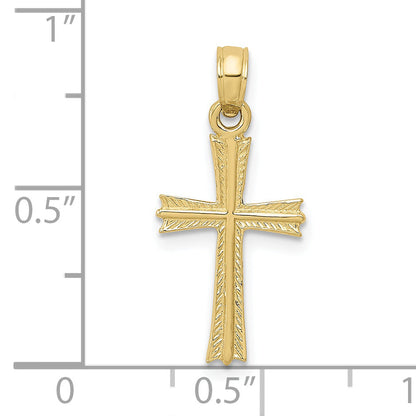 10K Yellow Gold 10K Cross Pendant