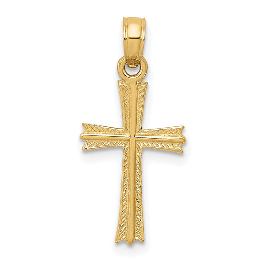 10K Yellow Gold 10K Cross Pendant