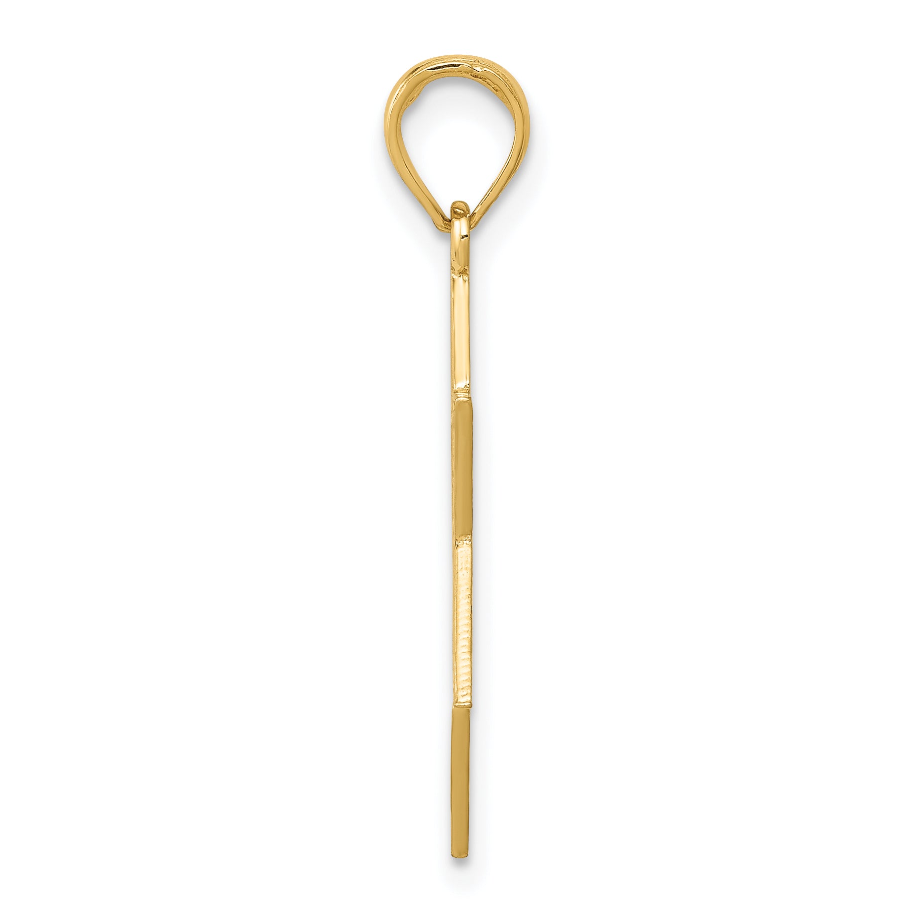 10K Yellow Gold 10K Star Of David W/Menorah Pendant