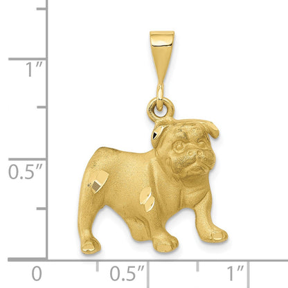 10K Two-tone Gold Dolphin Charm