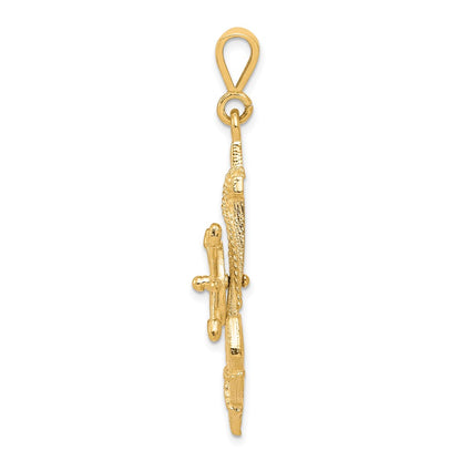 10k Yellow Gold Anchor Charm