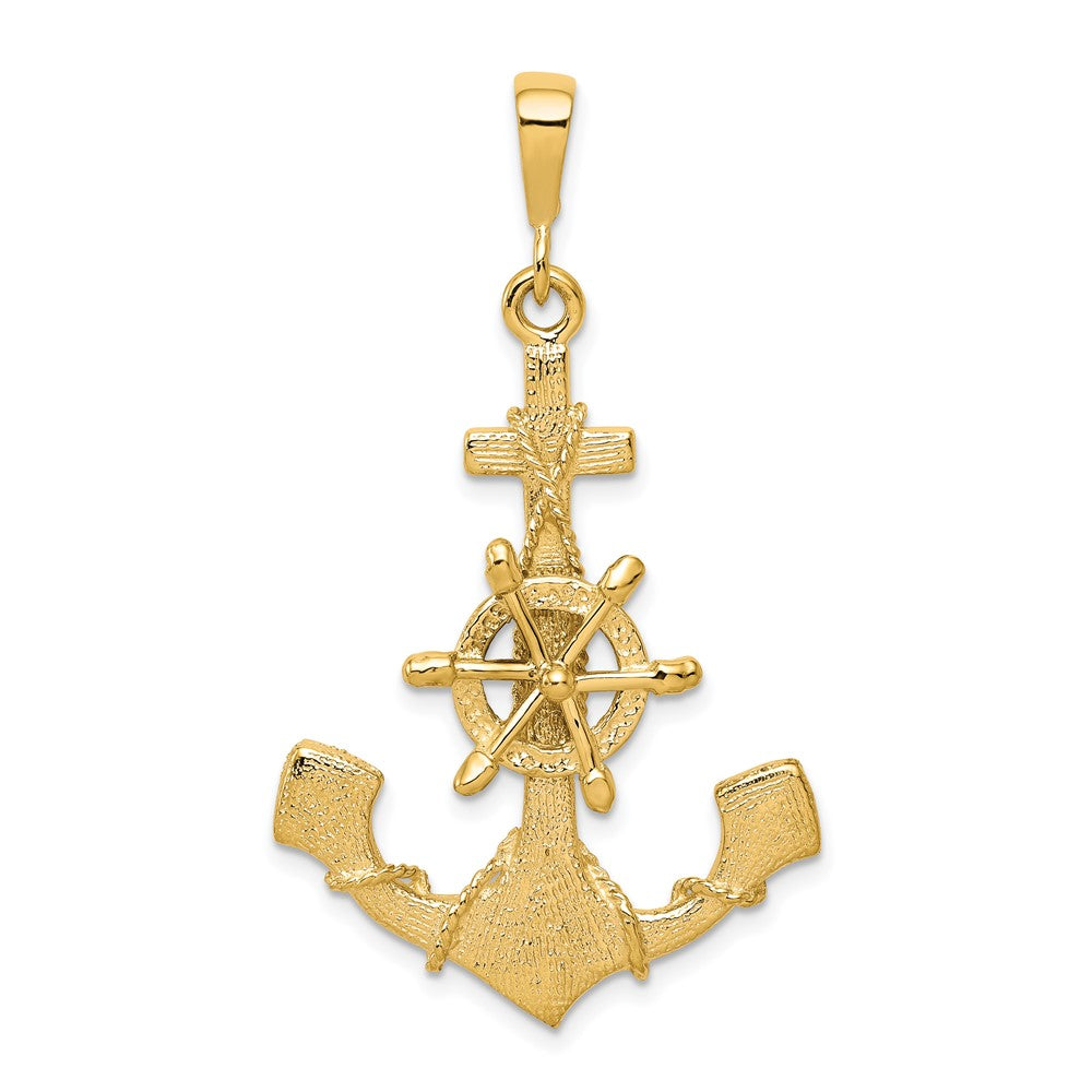 10k Yellow Gold Anchor Charm