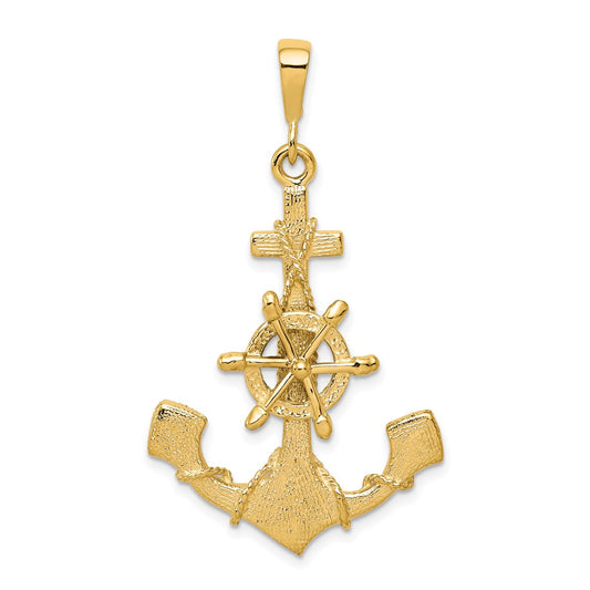 10k Yellow Gold Anchor Charm