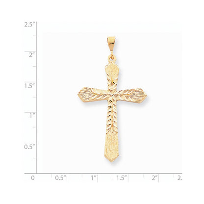 10k Yellow Gold Cross Charm