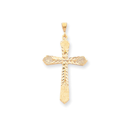 10k Yellow Gold Cross Charm
