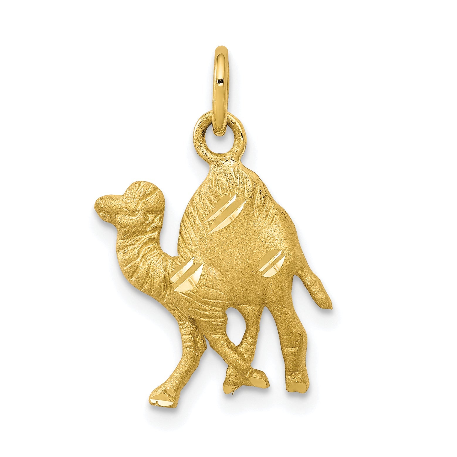 10K Yellow Gold Camel Charm