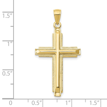 10K Yellow Gold Cross Pendant