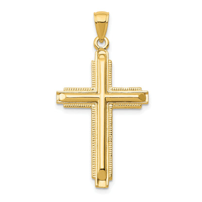 10K Yellow Gold Cross Pendant