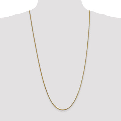 30 Inch 10K 1.5mm Franco Chain Necklace