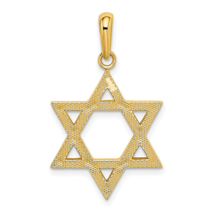 10K Yellow Gold 10K Star Of David Pendant