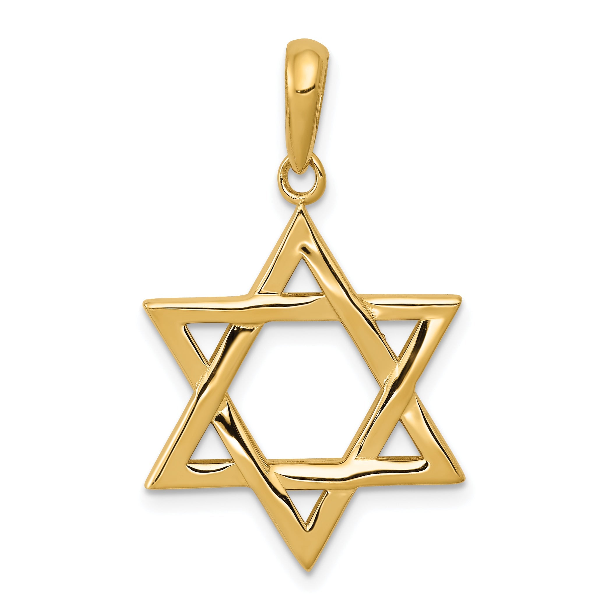 10K Yellow Gold 10K Star Of David Pendant