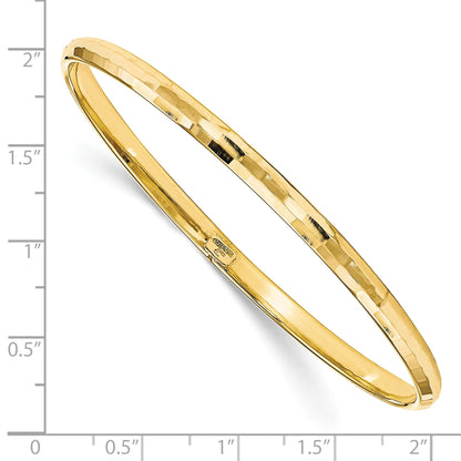10K Yellow Gold Polished Bangle