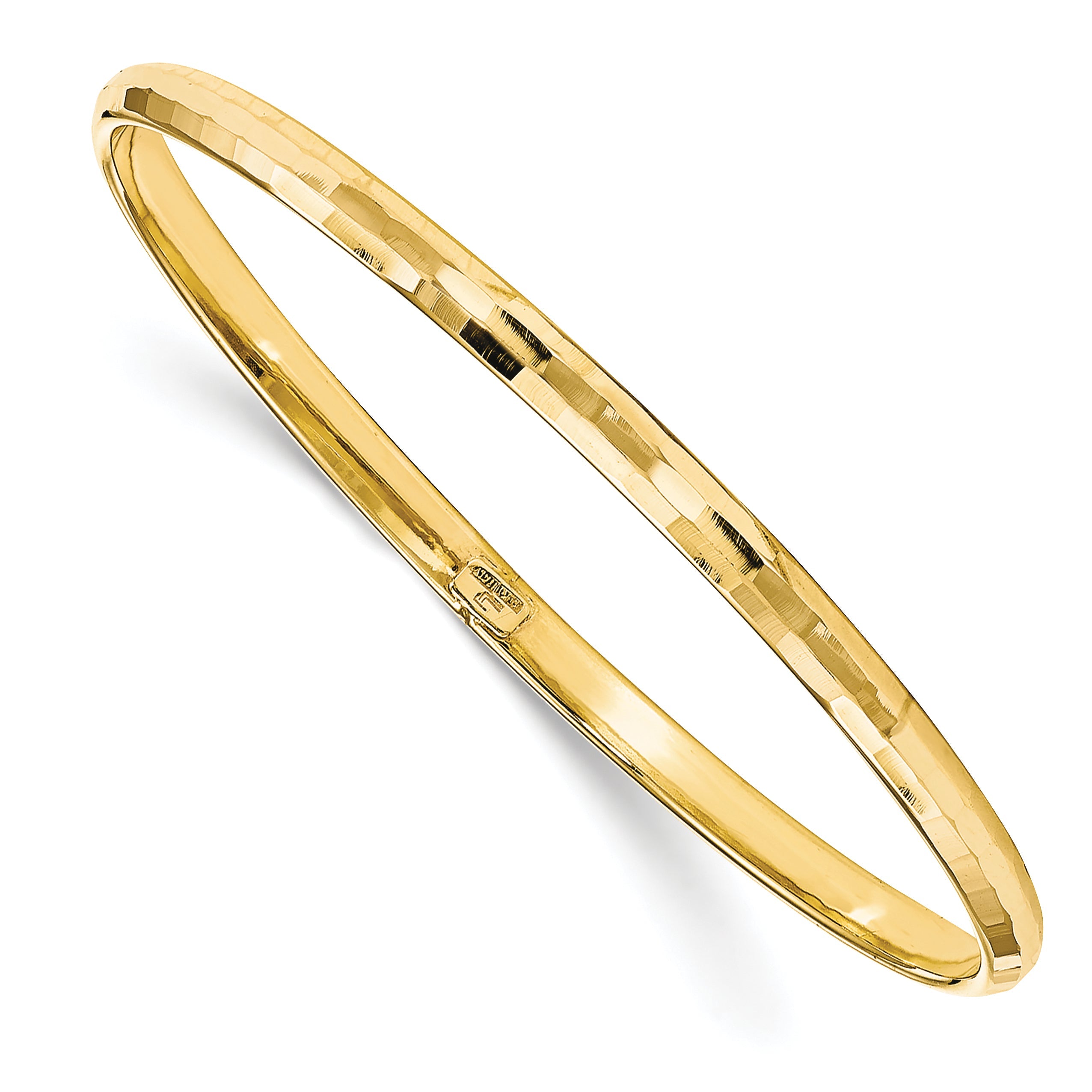 10K Yellow Gold Polished Bangle