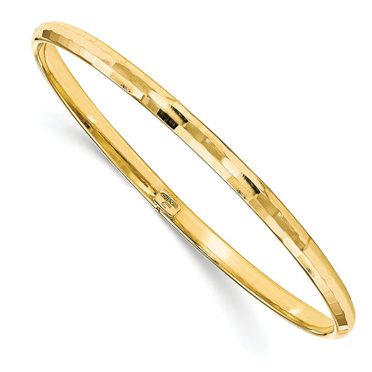10K Yellow Gold Polished Bangle
