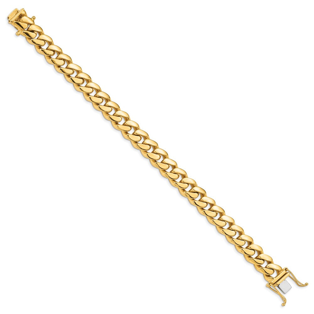 10K Yellow Gold 10.7mm Hand-Polished Miami Cuban Link Bracelet